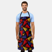 Trendy Geo Triangle Schürze (Getragen)