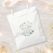 Trendy Geometric Eukalyptus Greenery Geschenktütchen (Ausgeschnitten)