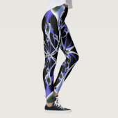 Trendy Geometric Fraktal Leggings (Rechts)