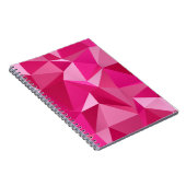 Trendy Geometric Halftone Print Foto Notebook Notizblock (Rechte Seite)