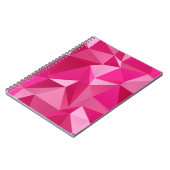 Trendy Geometric Halftone Print Foto Notebook Notizblock (Linke Seite)