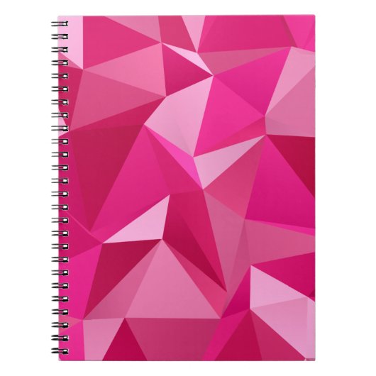 Trendy Geometric Halftone Print Foto Notebook Notizblock (Vorderseite)