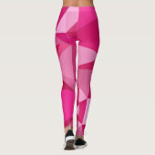 Trendy Geometric Halftone Print Leggings (Rückseite)