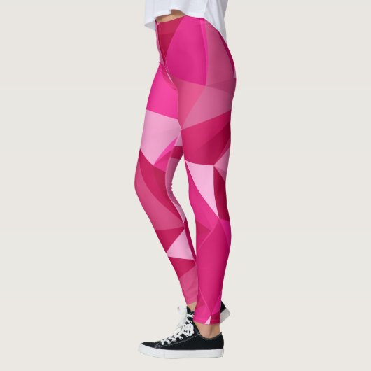 Trendy Geometric Halftone Print Leggings (Links)