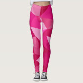 Trendy Geometric Halftone Print Leggings (Vorderseite)