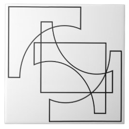 Trendy Geometric Muster Fliese