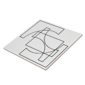 Trendy Geometric Muster Fliese (Seite)