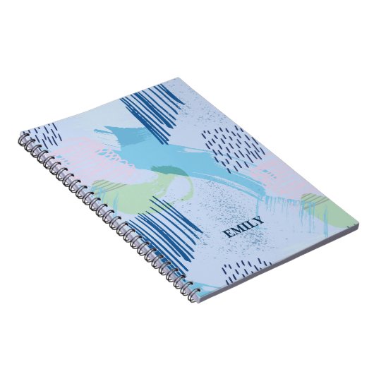 Trendy Geometric Muster Notizblock (Rechte Seite)