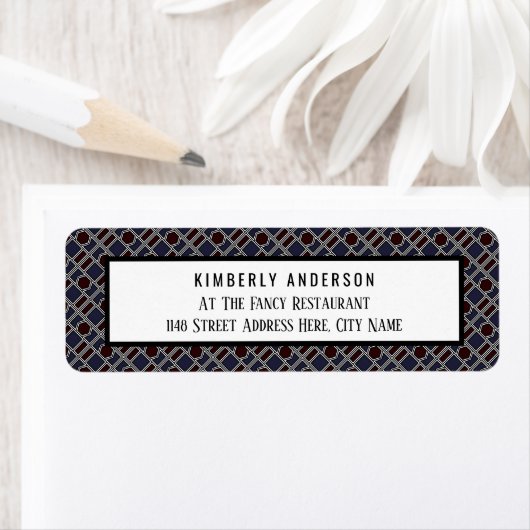 Trendy Geometric Pattern, Modern Birthday Party (Insitu)