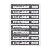 Trendy Geometric Pattern, Modern Birthday Party (Bogen)