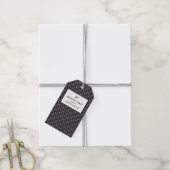 Trendy Geometric Pattern, Modern Birthday Party Geschenkanhänger (Mit Garn)