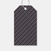 Trendy Geometric Pattern, Modern Birthday Party Geschenkanhänger (Rückseite)