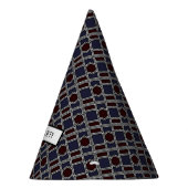 Trendy Geometric Pattern, Modern Birthday Party Partyhütchen (Rechts)
