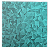 Trendy Geometric Triangle Mosaik Türkis Tile Fliese (Vorderseite)