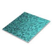 Trendy Geometric Triangle Mosaik Türkis Tile Fliese (Seite)