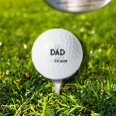 Trendy Geschenk für Vater Personalisiert Name Einz Golfball