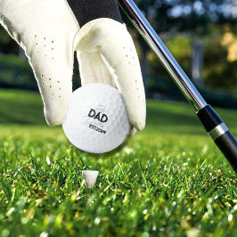 Trendy Geschenk für Vater Personalisiert Name Einz Golfball