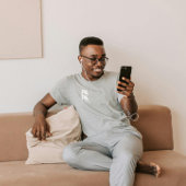 Trendy Geschenk für Vater Personalisiert Name Einz T-Shirt