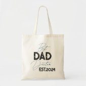 Trendy Geschenk für Vater Personalisiert Name Einz Tragetasche (Vorne)