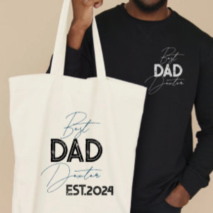 Trendy Geschenk für Vater Personalisiert Name Einz Tragetasche