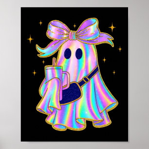 Trendy Ghost Shirt Coffee Tumbler Pastell Hallowee Poster