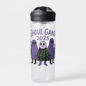 Trendy Ghoul Gang Coffee Squad Halloween 2025 Trinkflasche (Vorderseite)