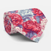 Trendy Gifts For Dad Peonies Krawatte (Gerollt)