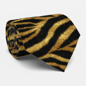 Trendy Gifts For Father Tiger Krawatte (Gerollt)