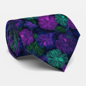 Trendy Gifts For Father Tropical Flower Krawatte (Gerollt)