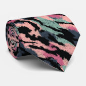 Trendy Gifts For Guys Tiger Skin Krawatte (Gerollt)