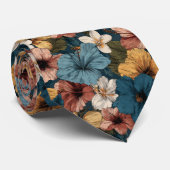 Trendy Gifts For Him Tropical Floral Krawatte (Gerollt)