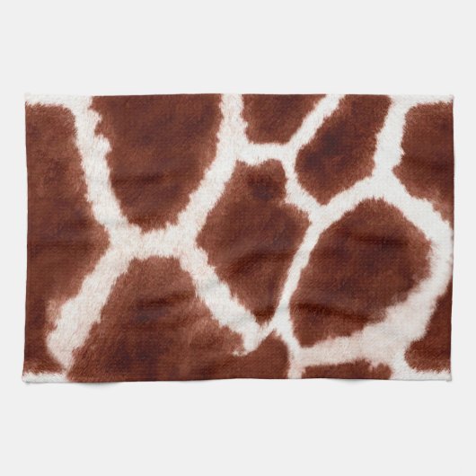 Trendy Giraffe Pattern Handtuch (Horizontal)