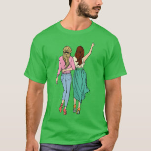 Trendy Girls Beste Freundin T-Shirt
