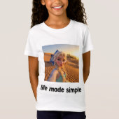 Trendy Girls T - Shirt | Niedlich und komfortabel (Vorderseite)