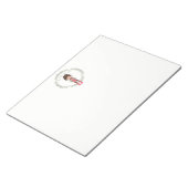 Trendy Girly Avatar Notizblock (angewinkelt)