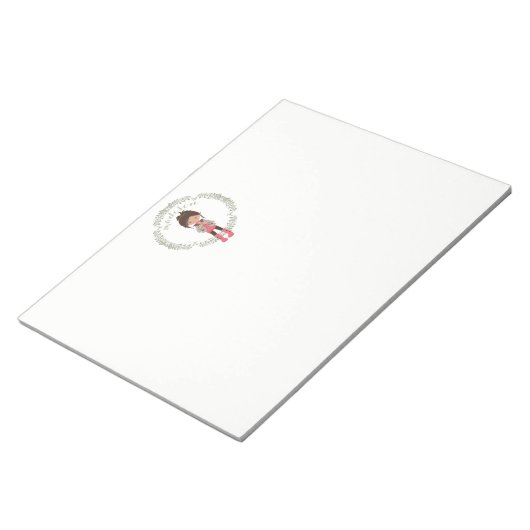 Trendy Girly Avatar Notizblock (angewinkelt)