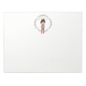 Trendy Girly Avatar Notizblock (Vorderseite)