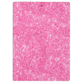 Trendy Girly Bling heißes Klemmbrett (Rückseite)