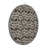Trendy Girly Floral Pattern Dartscheibe (Vorderseite Links)