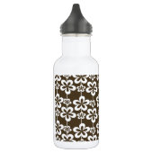 Trendy Girly Floral Pattern Edelstahlflasche (Links)