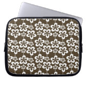 Trendy Girly Floral Pattern Laptopschutzhülle (Vorderseite)