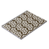 Trendy Girly Floral Pattern Notizblock (Linke Seite)