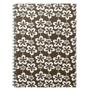 Trendy Girly Floral Pattern Notizblock