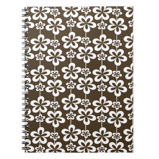 Trendy Girly Floral Pattern Notizblock (Vorderseite)