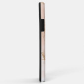 Trendy Girly Pink & Gold Girl Name Case-Mate iPhone Hülle (Hinten/Rechts)