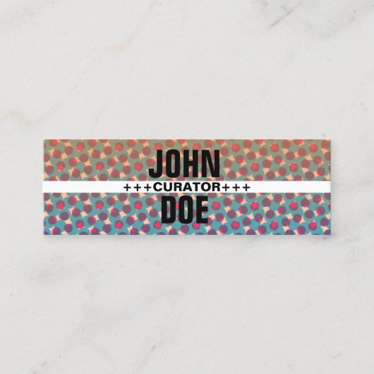 Trendy, Glam, Arts, Events & Entrepeneurs Mini Visitenkarte (Vorderseite)