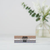 Trendy, Glam, Arts, Events & Entrepeneurs Mini Visitenkarte (Stehend Vorderseite)