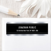 Trendy Glamour Black Silver Template Elegant (Insitu)