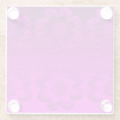 Trendy Glasuntersetzer (Rückseite)