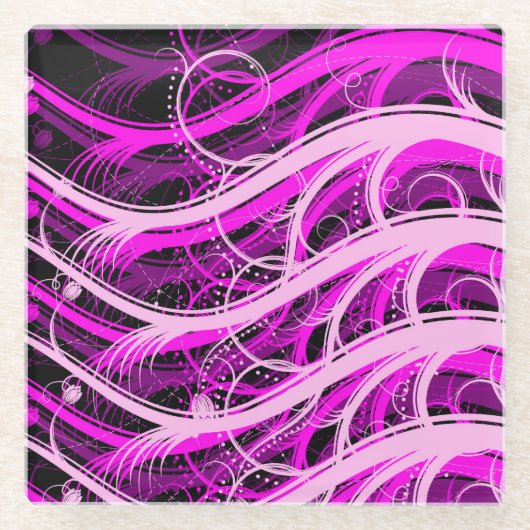 Trendy Glasuntersetzer (Vorderseite)